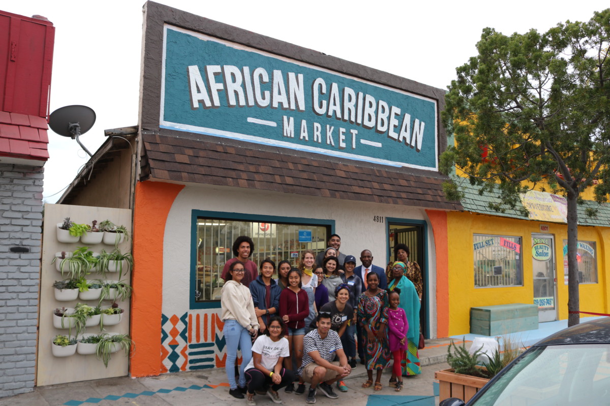African Caribbean Market Community Place Rooted In Place Landscape